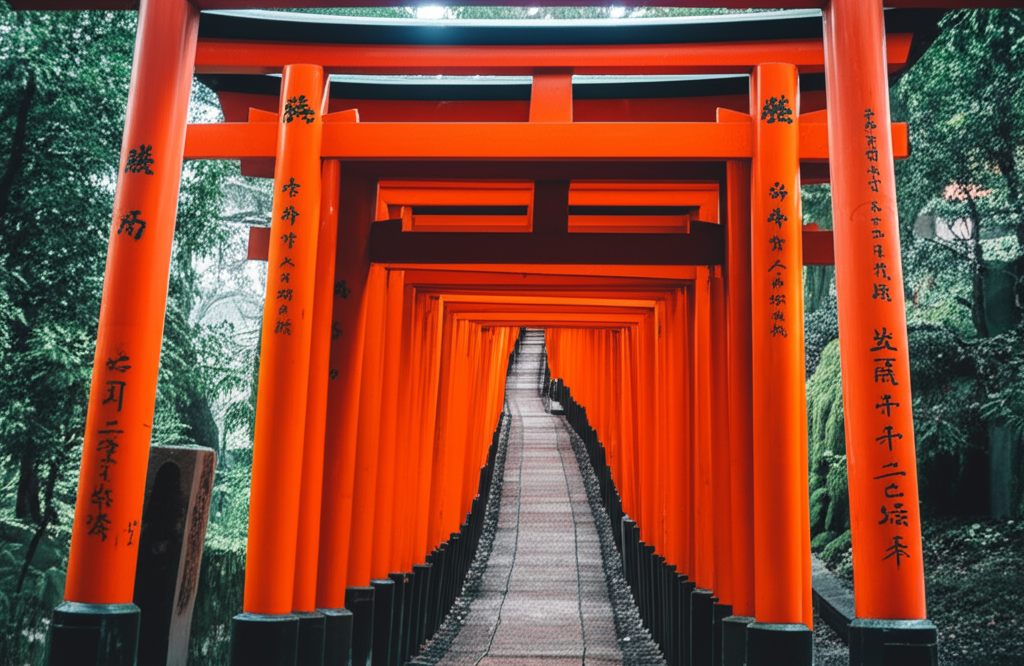 Kyoto red gates